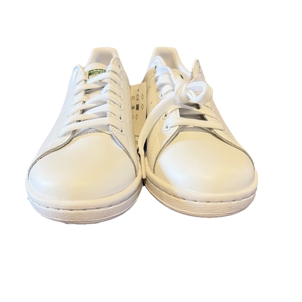 Adidas Originals Men Stan Smith Shoes Sz 8 White Sneaker Leather Casual Athletic - Picture 6 of 15